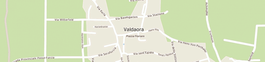 Mappa della impresa associazione turistica valdaora a VALDAORA