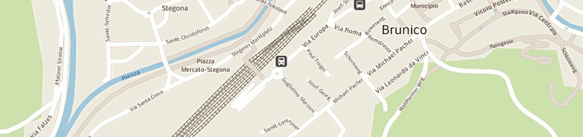 Mappa della impresa caffe' buffet stazione a BRUNICO