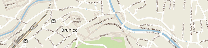 Mappa della impresa agenzia immobiliare dott walter kugler srl a BRUNICO