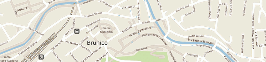 Mappa della impresa ufficio viaggi taferner a BRUNICO