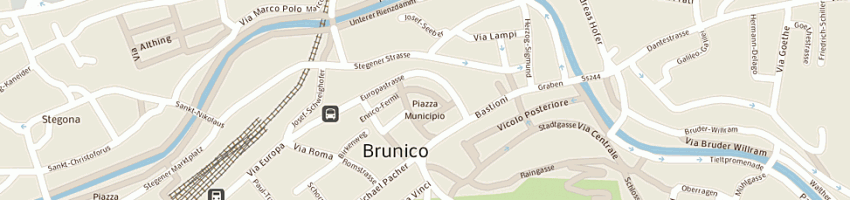 Mappa della impresa bar alping a BRUNICO