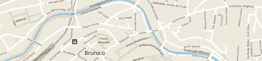 Mappa della impresa hobag spa a BRUNICO