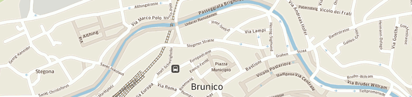 Mappa della impresa oberpertinger andreas a BRUNICO