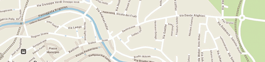 Mappa della impresa milesi - regali - quadri - cornici di bruno milesi a BRUNICO
