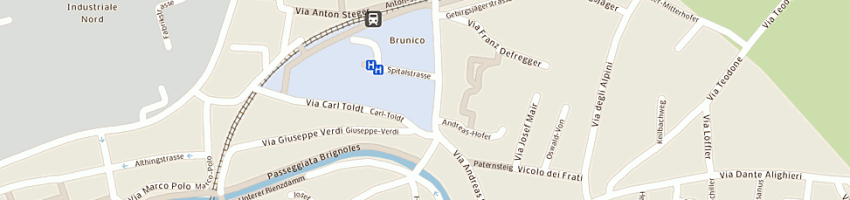 Mappa della impresa technografik der mayer evi e mayer helmut a BRUNICO