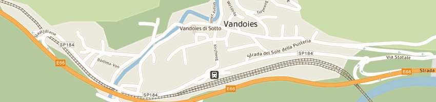 Mappa della impresa municipio a VANDOIES