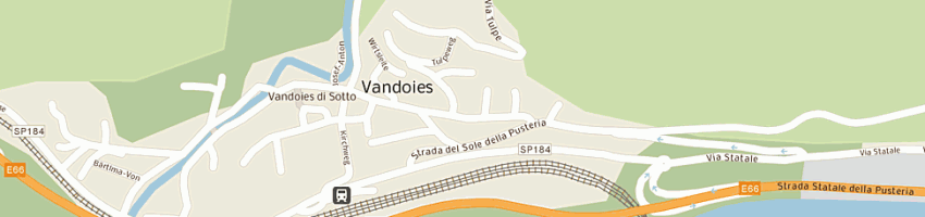 Mappa della impresa carabinieri a VANDOIES