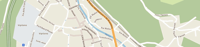Mappa della impresa schuh- und ledershop city di castriotta oscar a VAL DI VIZZE