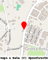 posizione della Osteria Grotta Rossa