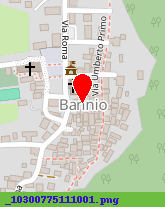 posizione della COMUNE DI BANNIO ANZINO