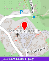 posizione della PRO LOCO MONTEMARCELLO