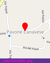 posizione della MUNICIPIO DI PAVONE CANAVESE