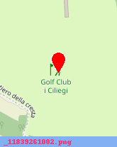 posizione della GOLF CLUB I CILIEGI