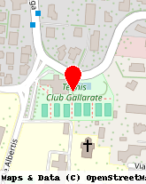 posizione della TENNIS CLUB GALLARATE