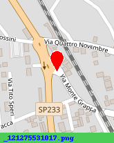 posizione della RISTORANTE PIZZERIA DA VINCENZO SRL