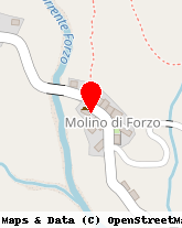 posizione della OSTERIA DELLE ALPI