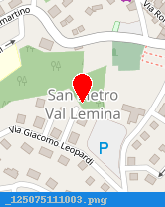 posizione della MUNICIPIO DI SAN PIETRO VAL LEMINA