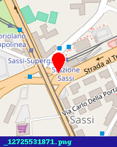 posizione della RISTORANTE STAZIONE SASSI