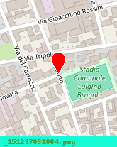 posizione della HOTEL ALBAVILLA SRL