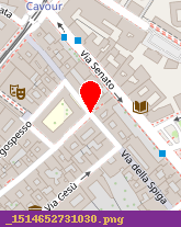posizione della GIOIELLI DI VIA DELLA SPIGA DI BUSATTI E C SRL