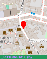 posizione della CONDOMINIO DI VIA BORGONOVO 24