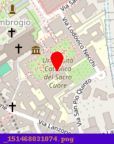 posizione della UNIVERSITA-CATTOLICA DEL SACRO CUORE