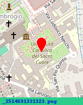 posizione della ISTITUTO PER IL DIRITTO ALLO STUDIO UNIVERSITARIO UNIVERSITA-CATTOLICA DEL SACRO CUORE