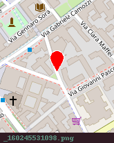 posizione della PIZZERIA LA BELLA NAPOLI RUNA SRL