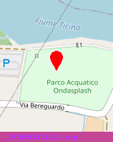 posizione della PARCO ACQUATICO TICINO SRL