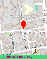 posizione della COMUNE DI BAGNOLO CREMASCO