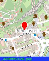 posizione della TRATTORIA PIEDICASTELLO