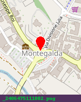 posizione della MUNICIPIO DI MONTEGALDA