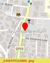 posizione della COMUNE DI TEZZE SUL BRENTA