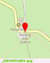 posizione della RIFUGIO PASSO GIAU SNC DI COSTANTINI CLAUDIA e C