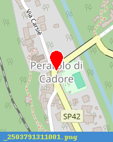 posizione della PARROCCHIA DI PERAGA