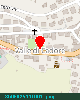 posizione della COMUNE DI VALLE DI CADORE