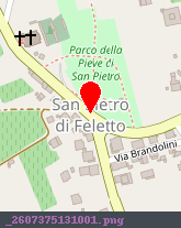 posizione della PRO LOCO SAN PIETRO DI FELETTO