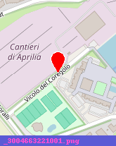 posizione della CANTIERI DI APRILIA