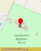 posizione della FONDAZIONE MAGNANI ROCCA