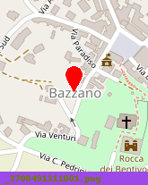 posizione della PARROCCHIA DI BAZZANO