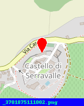 posizione della COMUNE DI CASTELLO DI SERRAVALLE MAGAZZINO COMUNALE