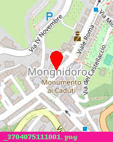 posizione della MUNICIPIO DI MONGHIDORO