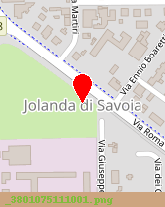 posizione della COMUNE JOLANDA DI SAVOIA