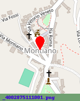 posizione della COMUNE DI MONTIANO -MUNICIPIO