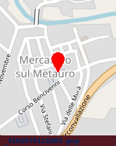 posizione della MUNICIPIO DI MERCATELLO SUL METAURO