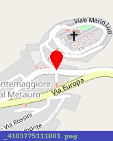 posizione della MUNICIPIO DI MONTEMAGGIORE AL METAURO