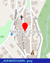 posizione della PIZZERIA RISTORANTE DE' CONTIDI DI SADRI MEHRDAD