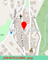 posizione della ASSOCIAZIONE TURISTICA PRO LOCO DI SERRA DE CONTI