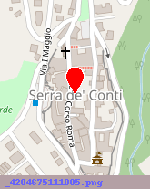 posizione della MUNICIPIO DI SERRA DE' CONTI-BIBLIOTECA COMUNALE