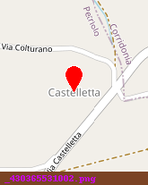 posizione della VILLA CASTELLETTA SRL